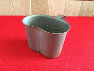 Ww2 Us Army Usmc M1910 Steel Canteen Cup Dated 1945