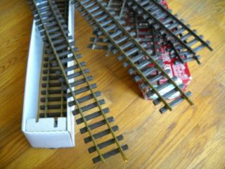 VINTAGE G - SCALE LGB 5 X 10610 & 4 X 1000 STRAIGHT TRACK SECTIONS W/ BOX 4