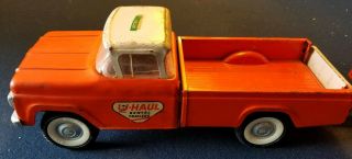 Vintage Nylint U - Haul Ford Pick Up Truck & 2 Trailers Pressed Steel Toy 1960’s 2