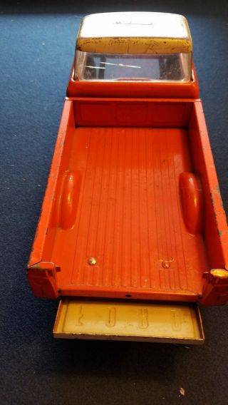 Vintage Nylint U - Haul Ford Pick Up Truck & 2 Trailers Pressed Steel Toy 1960’s 8