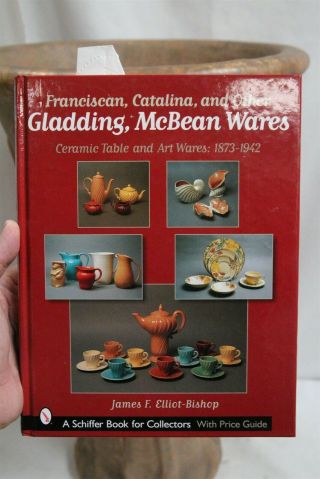 VERY RARE Arts Crafts Gladding McBean Cattails Art Pottery Garden Planter Vase 12