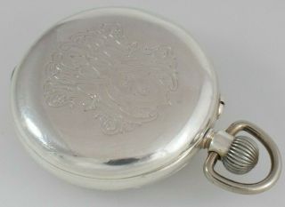 Antique Silver Lever Pocket Watch J.  R.  Losada,  105 Regent Street,  London c.  1883 3