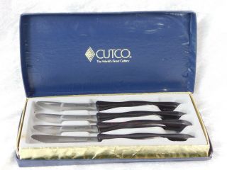 Vtg Cutco 1759 Steak Kitchen Knife Knives Set Of 4