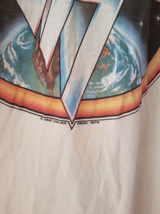 Van Halen 1979 World Tour T - Shirt Vintage Baseball ringer christmas 3