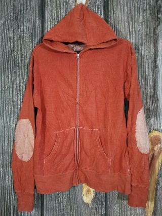 Vintage R By 45rpm Japan Zipper Hoodie Sweatshirt Jacket Sz 4 - Not Beams Plus
