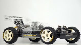 Kyosho Turbo Burns 4WD w/ Mondial/OPS engine - Small Restored - Vintage 2
