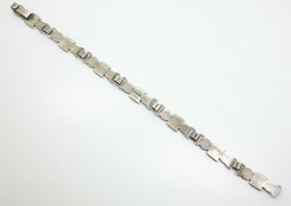 Rare Vintage Sterling Silver Northwest Coast Indian Totem Pole Motif Bracelet 5