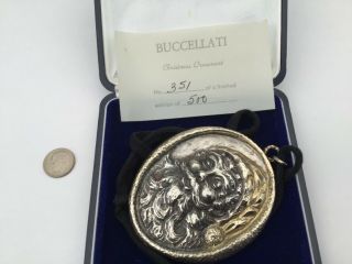 Buccellati Italy Sterling Silver Limited Edition Santa Claus Ornament,  Rare