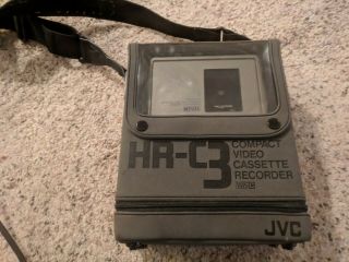 Vintage JVC GX - N70 Newvicon Video Camera w/ JVC HR - C3U Compact VHS - C Recorder 2
