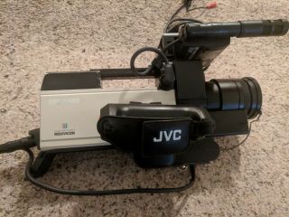 Vintage JVC GX - N70 Newvicon Video Camera w/ JVC HR - C3U Compact VHS - C Recorder 8
