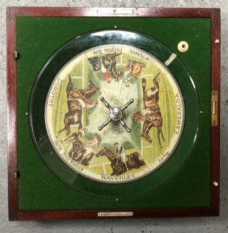Antique Sandown Horse Racing Game.  Approx 1890 Antique By F H Ayers Ltd.