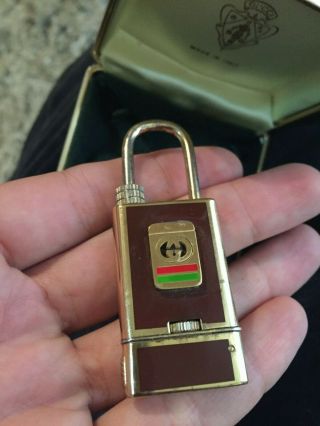 gucci vintage lighter/key holder tom ford era 7