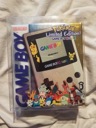 Limited Edition Nintendo Game Boy Color Pokemon Handheld System Rare