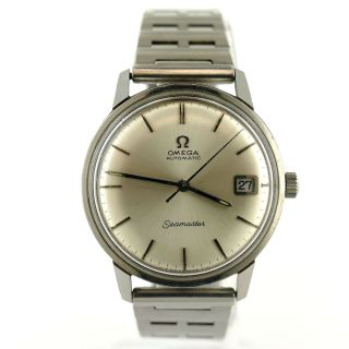 Omega Vintage Seamaster Silver Dial Stainless Steel Mens Watch