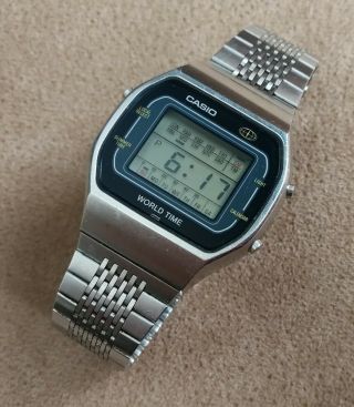 Vintage Casio Casiotron 29cs - 49 World Time Lcd Quartz Watch From 1976 Japan Rare