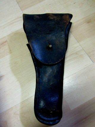 Vintage Wwii Us Army Leather Colt 45 Holster Marked Boyt 42