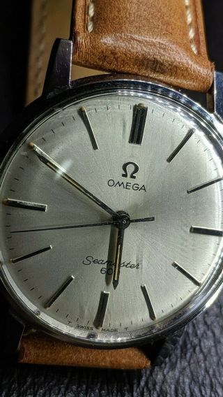 C.  1965 Vintage Omega Seamaster 600 watch cal.  Ω 601 ref.  135.  011 in steel 3