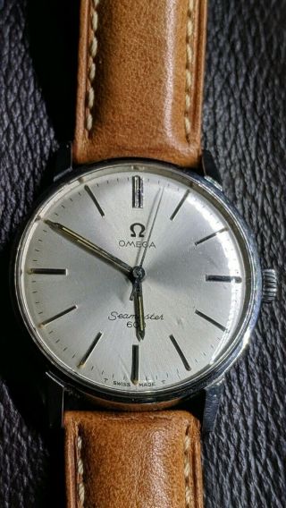 C.  1965 Vintage Omega Seamaster 600 watch cal.  Ω 601 ref.  135.  011 in steel 4