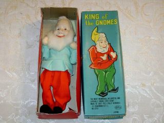 Vintage Shackman Cloth King Of The Gnomes Doll Rare