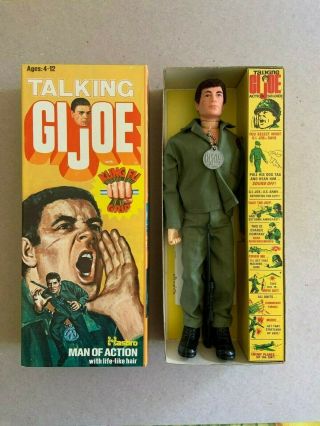 1974 Gi Joe Vintage Talking Adventure Team Man Of Action W/ Kfg