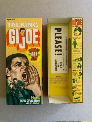 1974 Gi Joe Vintage Talking Adventure Team Man of Action w/ KFG 2