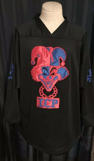 Vintage 1992 Insane Clown Posse Carnival Of Carnage Hockey Jersey Rare Xxxl