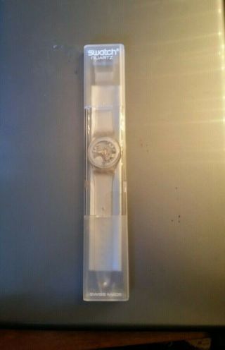 Vintage Swatch Clear 1986 " Jelly Fish " Men 