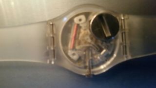 Vintage Swatch Clear 1986 
