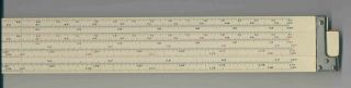 Hemmi 19 - inch Slide Rule Model No.  200 (Unmarked) w/ 24 Scales | Rare Sliderule 4