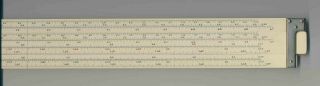 Hemmi 19 - inch Slide Rule Model No.  200 (Unmarked) w/ 24 Scales | Rare Sliderule 6