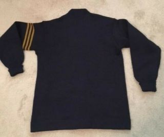 VINTAGE GAME WORN 1940 ' s NOTRE DAME FOOTBALL LETTER SWEATER 4