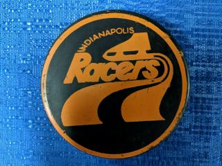 Wha Vintage Viceroy Alternate Logo Reverse Indianapolis Racers Game Puck 1976 - 77