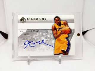 2003 - 04 Sp Signature Edition Signatures Auto Kobe Bryant Rare Wow