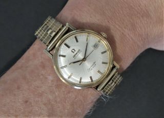 Vintage Omega Seamaster De Ville Automatic Wristwatch,  14k Gold Filled