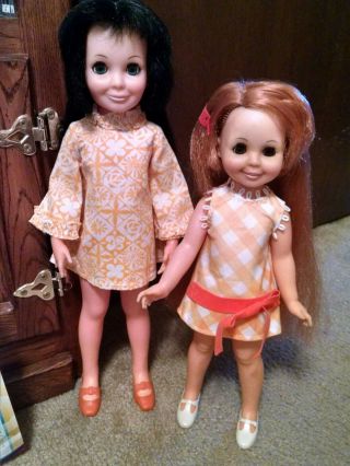 Vintage Ideal Crissy Family Dolls