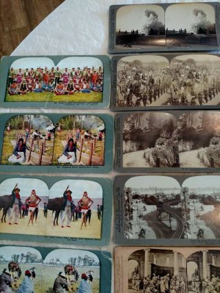 Vintage Keystone Monarch Stereoscope Viewer With Assorted Cards 6