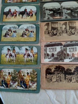 Vintage Keystone Monarch Stereoscope Viewer With Assorted Cards 7