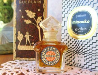 80s Vintage Guerlain Mitsouko Parfum/pure Perfume 1/4oz - 7.  5ml Ib Rare