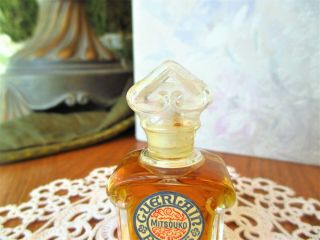 80s Vintage GUERLAIN MITSOUKO Parfum/Pure Perfume 1/4oz - 7.  5ml IB Rare 6