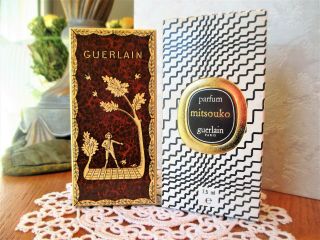 80s Vintage GUERLAIN MITSOUKO Parfum/Pure Perfume 1/4oz - 7.  5ml IB Rare 8