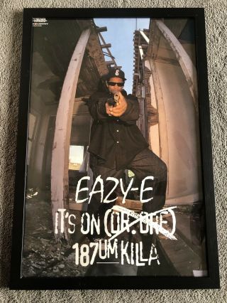 Rare Eazy - E Promo Poster Ruthless Records Vintage Hip Hop Rap 1993 Cd
