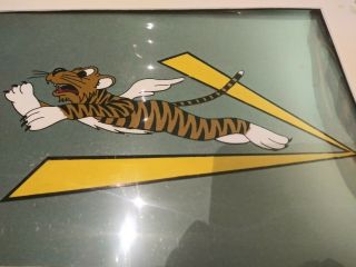 Vintage 1943 Disney Studios Cel WWII Flying Tigers A V G Roy Williams 2