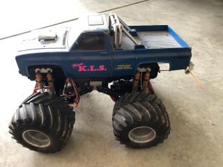 Vintage Tamiya 1/10 Clod Buster 4x4x4 R/c Customized Monster Pick Up Truck