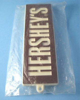 Vintage Hershey ' s Chocolate Bar Painted Plastic Cookie Cutter Monogram Products 4