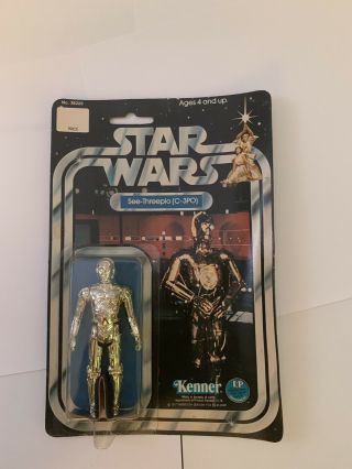 Vintage Kenner Star Wars C3po 12 Back C