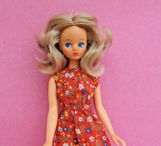 Rare Vintage 1970 ' s Mary Quant Daisy doll in dress 2