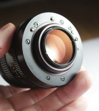 Rare Carl Zeiss Jena DDR MC PANCOLAR electric f/1.  8 80mm Lens M42 mount 1,  8/80mm 8