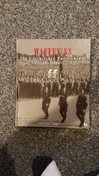 Waffen - Ss The Unpublished Photographs 1923 - 1945 Ww2 Book Out Of Print Rare