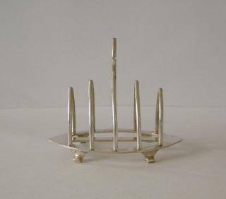 A Sterling Silver Toast Rack London 1921 Goldsmiths & Silversmiths Co 82 Grams 5