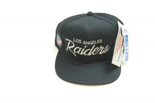 Rare Vintage Nwt La Raiders Sports Specialties Script Snapback Hat Nwa Easy E